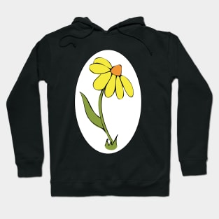 Daisy Whimsical Cartoon Illustration Happy Colours Hoodie